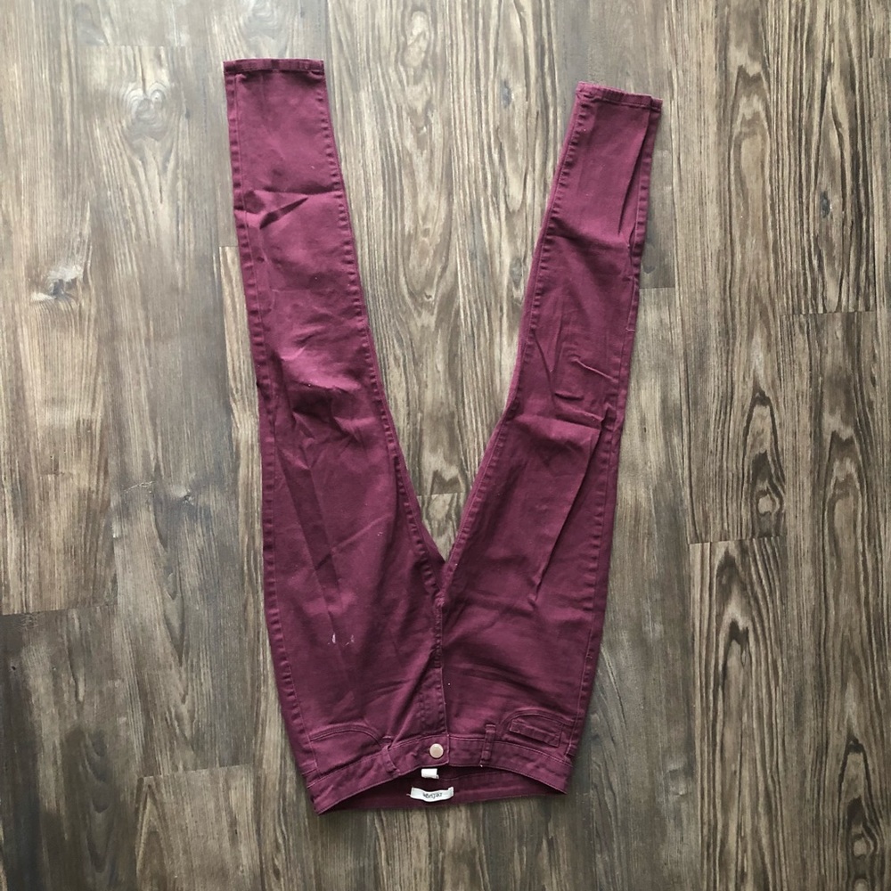 Refuge maroon skinny pants
